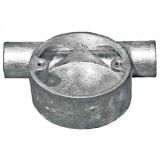20mm Galvanised Conduit Tangent Through Box