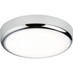 Knightsbridge BT9ACTCH 230V IP65 9W CCT Adjustable LED Bulkhead C/W Chrome Trim