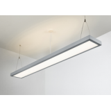 Knightsbridge SUR5LEDIEMG 230V IP20 55W LED Suspended Emergency Direct/Indirect Grey Luminaire