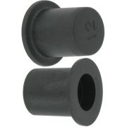 M12 Studding Protection Cap Top Hat Black Pack of 100