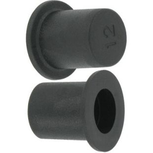 M12 Studding Protection Cap Top Hat Black Pack of 100