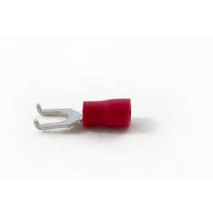 Partex 1.5mm - 4.3mm Flanged Fork Terminal To Fit 4mm Stud Pack Of 100