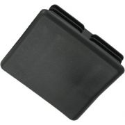 41mm x 41mm Channel End Cap Black