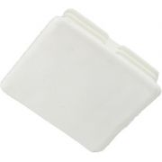 41mm x 41mm Channel End Cap White