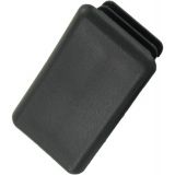 41mm x 21mm Channel End Cap Black